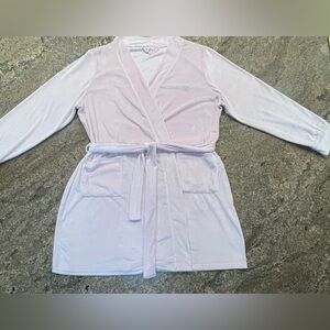 Juicy Couture Light Pink Velour Robe Size Large/XLarge
